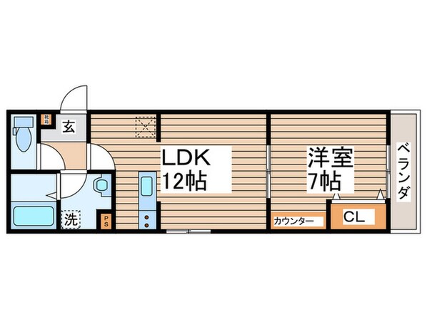 フェリクス南流山の物件間取画像